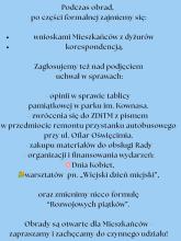 Posiedzenie Rady Osiedla - plakat (1)