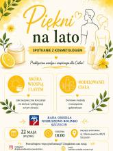 Rozwojowe piątki: Spotkanie z kosmetologiem - plakat